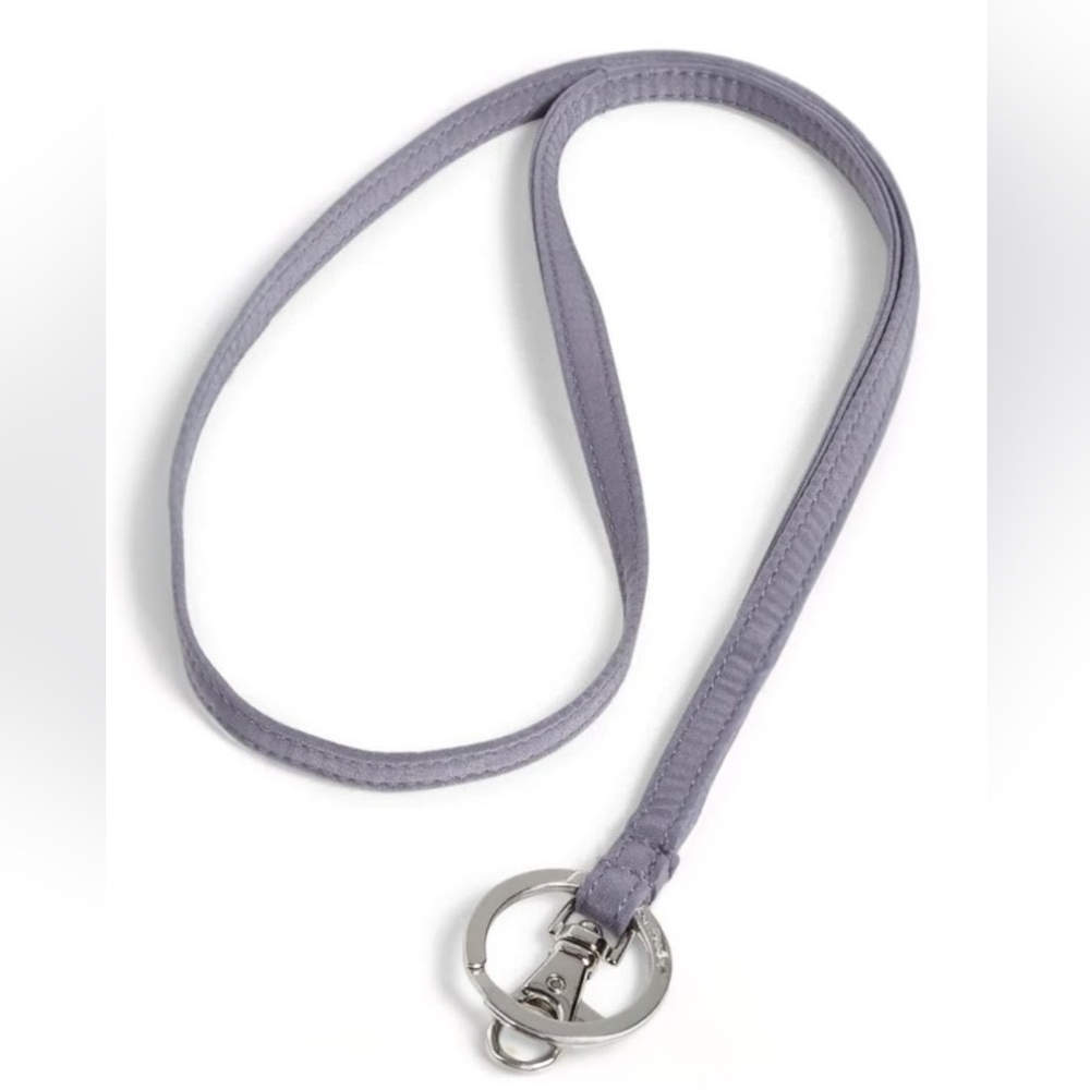 Vera Bradley Lanyard Carbon Grey NWT